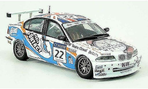Bmw 320 etcc 1/43 Spark E46 si No. 22 2002 modellautos