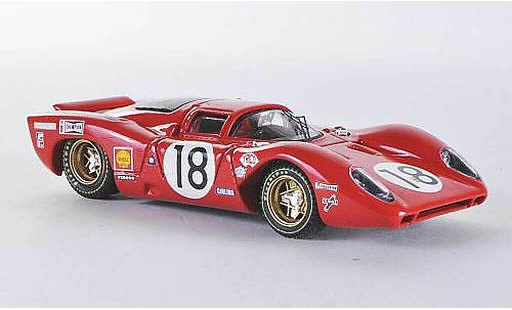 Ferrari 312 P 1/43 Best Coupe LM Rodriguez-Piper 1969 modellautos