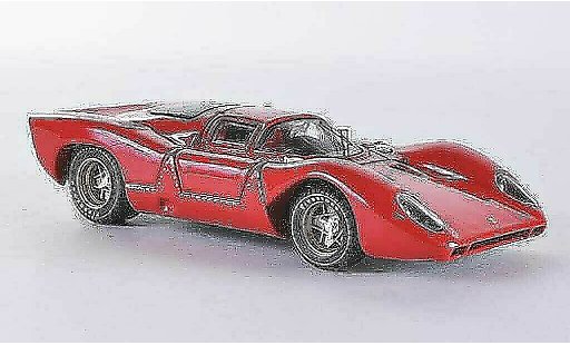 Ferrari 312 P 1/43 Best Coupe rot 1969 modellautos