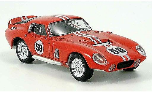 Shelby Daytona Coupe Base 1/43 Yat Ming No.59 rot 1965 modellautos