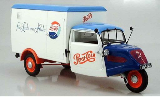 Tempo Dreirad Base 1/18 Minichamps kofferwagen pepsi modellautos