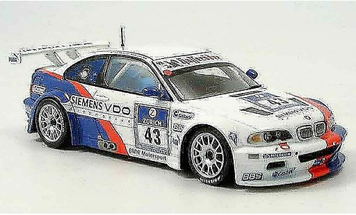 Bmw M3 course 1/43 Minichamps GTR E46 2ter Nurburgring Lamy Said Huisman st&Atilde;&frac14;ck 2004 modellautos