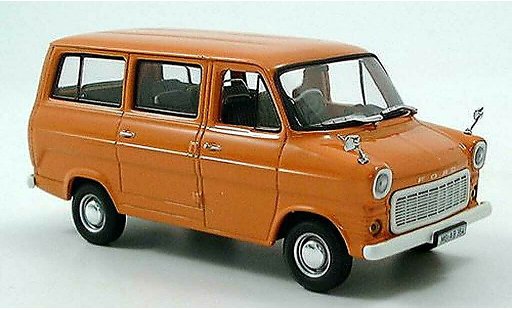 Ford Transit Bus 1/43 Minichamps orange 1971 modellautos