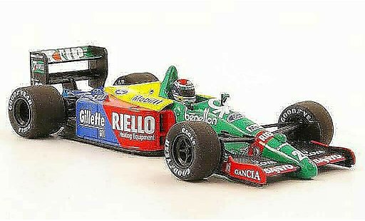 Benetton B189 course 1/43 Minichamps 1989 Benetton B 189 No.20 Riello E.Pirro Saison modellautos
