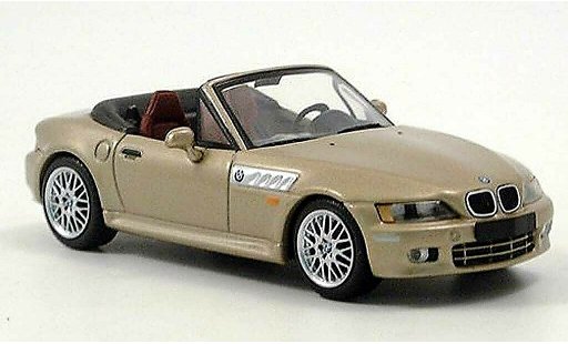 Bmw Z3 roadster 1/43 Minichamps dore 1999 modellautos