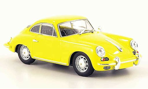 Porsche 356 C C 1/43 Minichamps 1965 C Coupe gelb modellautos