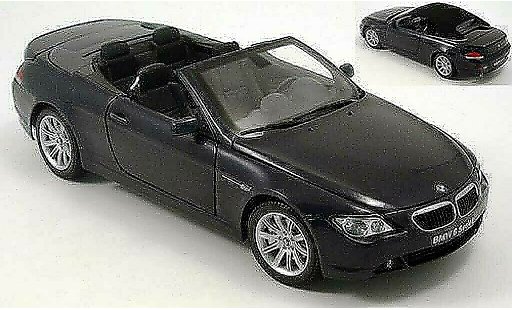 Bmw 645 Cabriolet 1/18 Kyosho E64 ci blau fonc modellautos