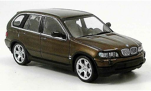 Bmw X5 E53 1/43 Minichamps gr&Atilde;&frac14;n 1999 modellautos