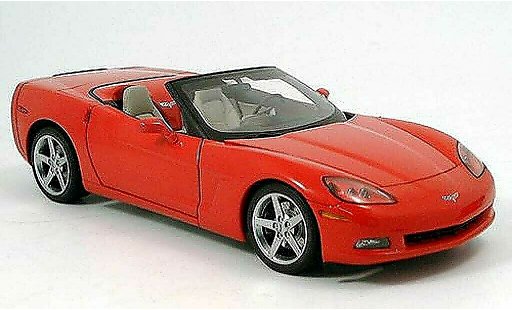 Chevrolet Corvette Convertible 1/18 Autoart C6 cabrio (c6) rot modellautos