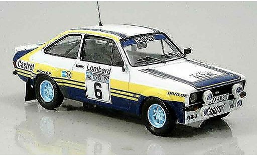 Ford Escort Rally 1/43 Trofeu RAC Rallye Vatanen Richards No. 6 1979 modellautos