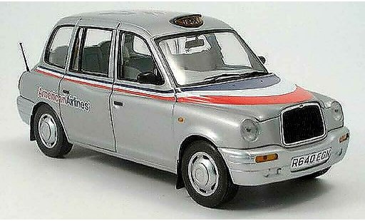 LTI TXI American Airlines 1/18 Sun Star London Taxi grau metallisee 1988 modellautos