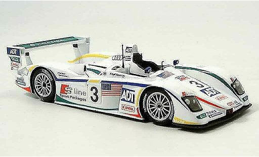 Audi R8 LMP course 1/43 Minichamps 2005 Sieger LM Lehto Werner Kristensen modellautos