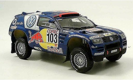 Volkswagen Touareg Dakar 1/43 Minichamps racesaby perin sieger las pampas modellautos