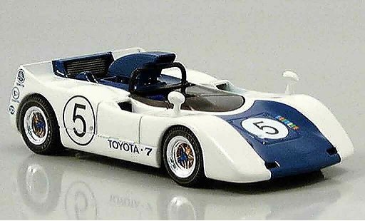 Toyota 7 GP 1969 1/43 Ebbro japan no. 5 weiss blau modellautos