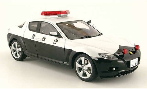 Mazda RX8 Base 1/18 Autoart japanische polizei modellautos