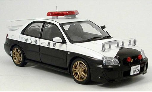 Subaru Impreza WRX 1/18 Autoart STI polizei modellautos