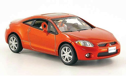 Mitsubishi Eclipse Base 1/43 Norev orange 2005 modellautos