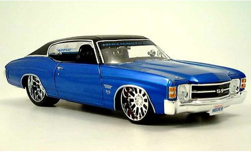 Chevrolet Chevelle tuning 1/18 Maisto 1971 SS454 prorodz tuningcar blau modellautos