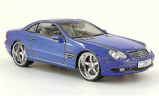 Mercedes Classe SL AMG 1/18 Maisto 55 playerz tuningcar blau modellautos