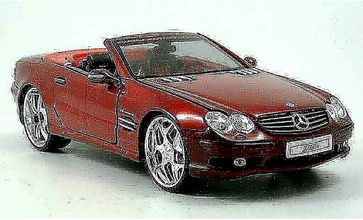 Mercedes C AMG 1/18 Maisto 55 cabrio rot tuningcar playerz modellautos