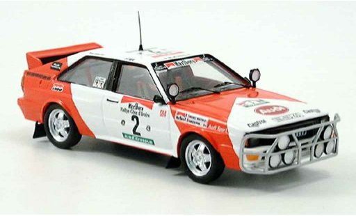 Audi Quattro rallye 1/43 Trofeu Cote D?Ivoire No.2 Mouton Pons modellautos