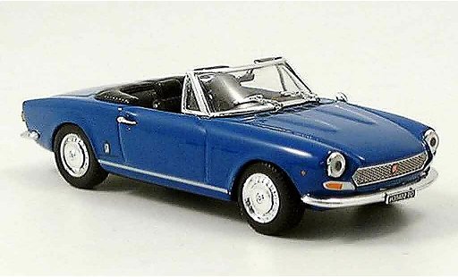 Fiat 124 Sport Spider 1/43 Vitesse BS1 blau offen modellautos