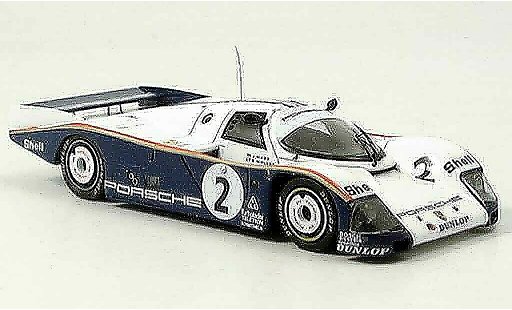 Porsche 962 1986 1/43 Spark No. 2 Le Mans modellautos