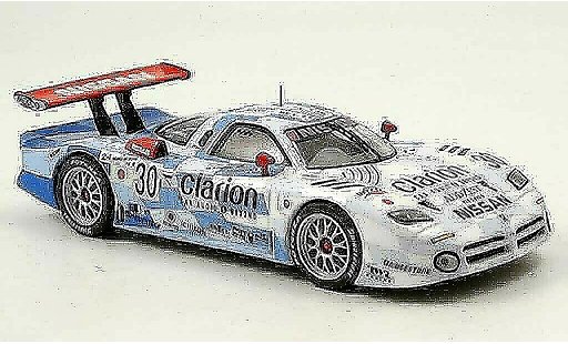 Nissan R390 Le Mans 1/43 IXO GT1 Clarion No. 30 1998 modellautos