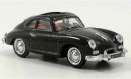 Porsche 356 1952 1/43 Brumm Coupe schwarz geoffnetes Schiebedach modellautos