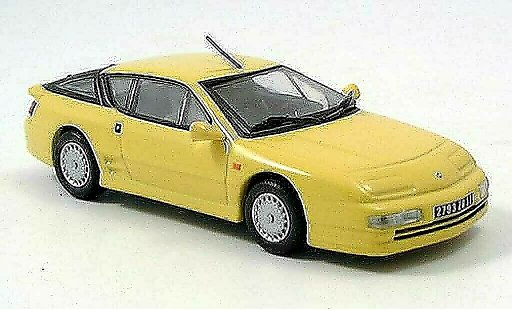 Alpine A610 turbo 1/43 Norev A 610 gelb modellautos