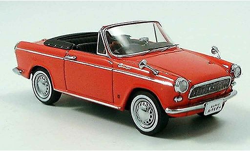 Daihatsu Compagno Berline 1/43 Ebbro Spider rot 1965 modellautos