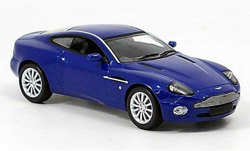 Aston Martin Vanquish coupe 1/43 Minichamps v12 blau modellautos