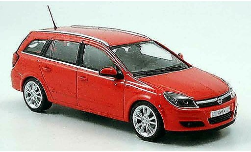 Opel Astra Base 1/43 Minichamps caravan rot 2004 modellautos