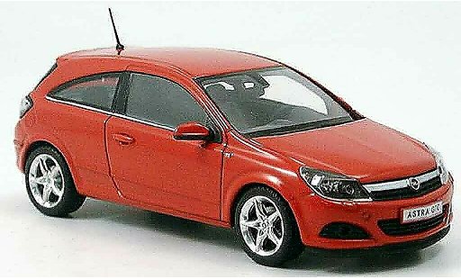 Opel Astra GTC 1/43 Minichamps rot 2005 modellautos