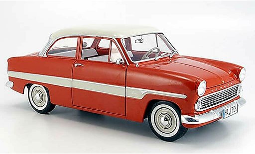 Ford Taunus 12M 1/18 Revell rot/weiss bandes 1962 modellautos