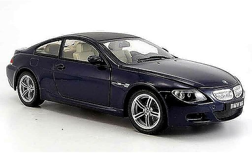 Bmw M6 Coupe 1/18 Revell E63 blau 2004 modellautos