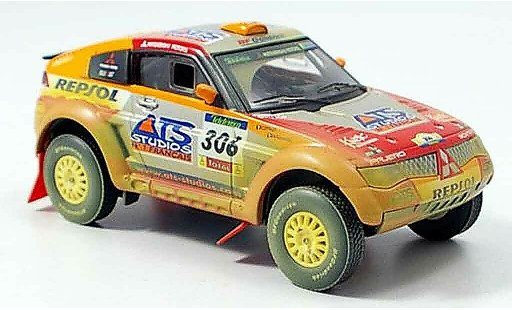 Mitsubishi Pajero Evolution 1/43 Solido MPR11 avec Schmutzeffekt 2005 modellautos