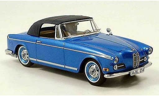 Bmw 503 cabriolet 1/43 Schuco Cabrio avec Softtop blau modellautos