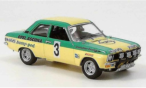 Opel Ascona A Rally 1/43 Schuco rallye irmscher 1973 modellautos