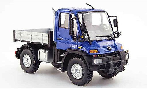 Mercedes Unimog Base 1/43 Schuco U 300 blau modellautos