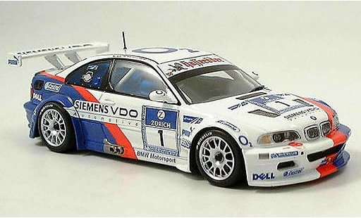 Bmw M3 GTR 1/43 Minichamps E92 No.1 Team Motorsport 24h ADAC Nurburgring 2005 modellautos