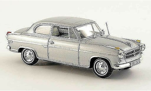 Borgward Isabella berline 1/43 Minichamps grau 1958 modellautos
