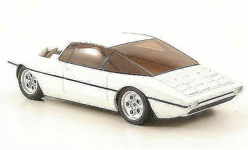 Lamborghini Bravo Base 1/43 Minichamps weiss 1974 modellautos