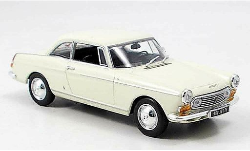 Peugeot 404 coupe 1/43 Minichamps creme 1962 modellautos
