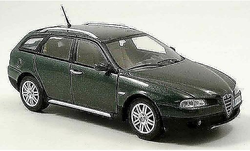 Alfa Romeo 156 crosswagon q4 1/43 Minichamps gr&Atilde;&frac14;n 2004 modellautos