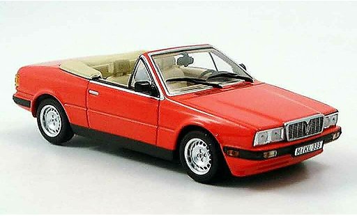 Maserati Biturbo Spyder 1/43 Minichamps rot 1986 modellautos