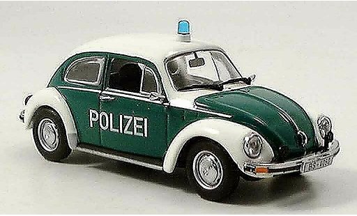 Volkswagen Coccinelle Base 1/43 Minichamps 1303 police braunschweig 1972 modellautos