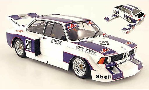 Bmw 320 Gr.5 1/18 Minichamps E21 i gr. 5 no.21 hat r.peterson drm 1977 modellautos