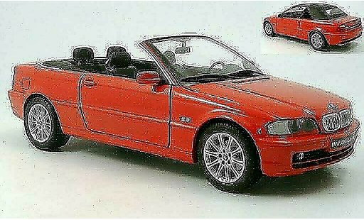 Bmw 328 cabriolet 1/18 Kyosho E46 ci rot modellautos