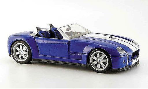 Shelby Cobra Concept 1/18 Hot Wheels blau avec bandes weisss modellautos